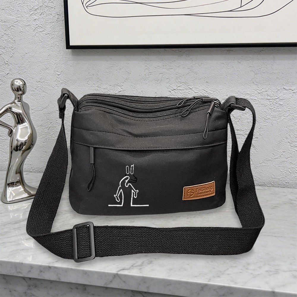 TEMU 1pc The Linea Lines Mr. And Ms. Fashion Casual Shoulder Bag Lightweight Shoulder Bag Crossbody Bag Daily Versatile Trendy Bag Daily Phone And