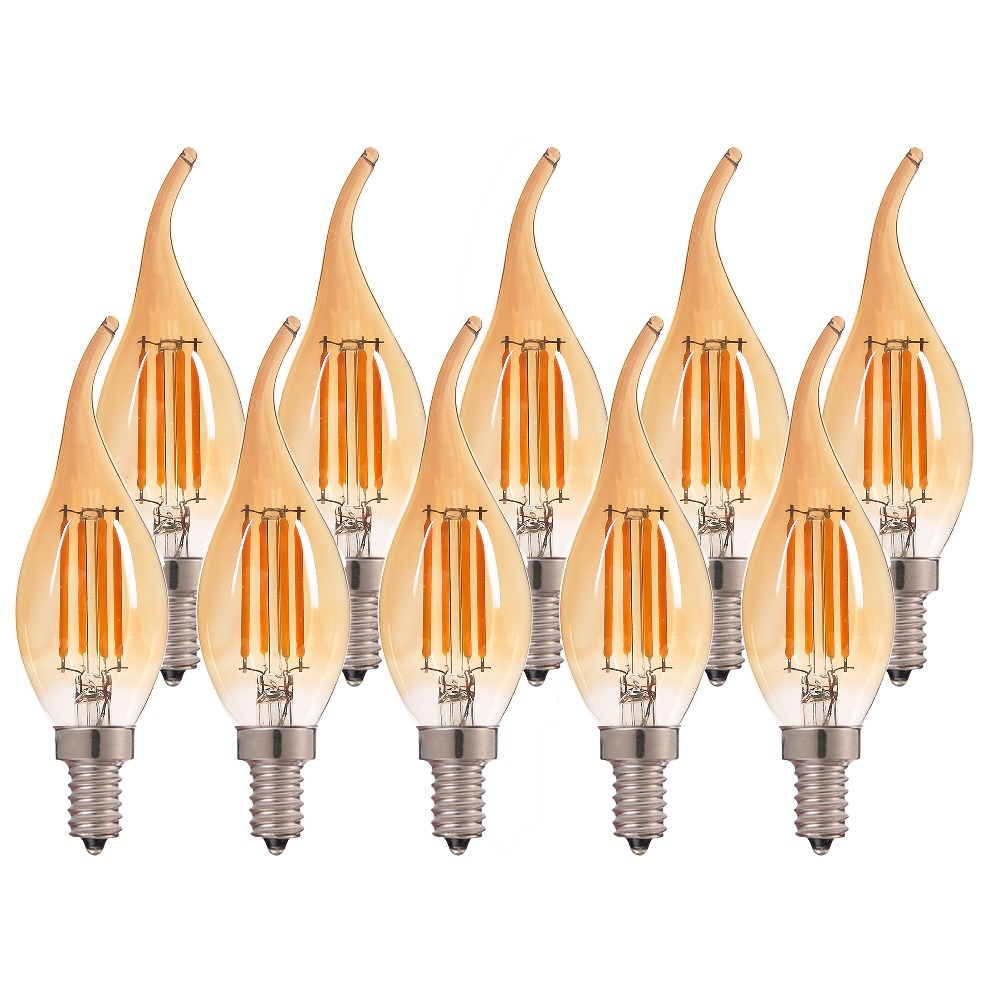 E14 Led Warm White Bulb 3w, 2200k 2700k, Ac220v-240v, Indoor Home Lighting For Hall Bedroom Kitchen, 10pcs