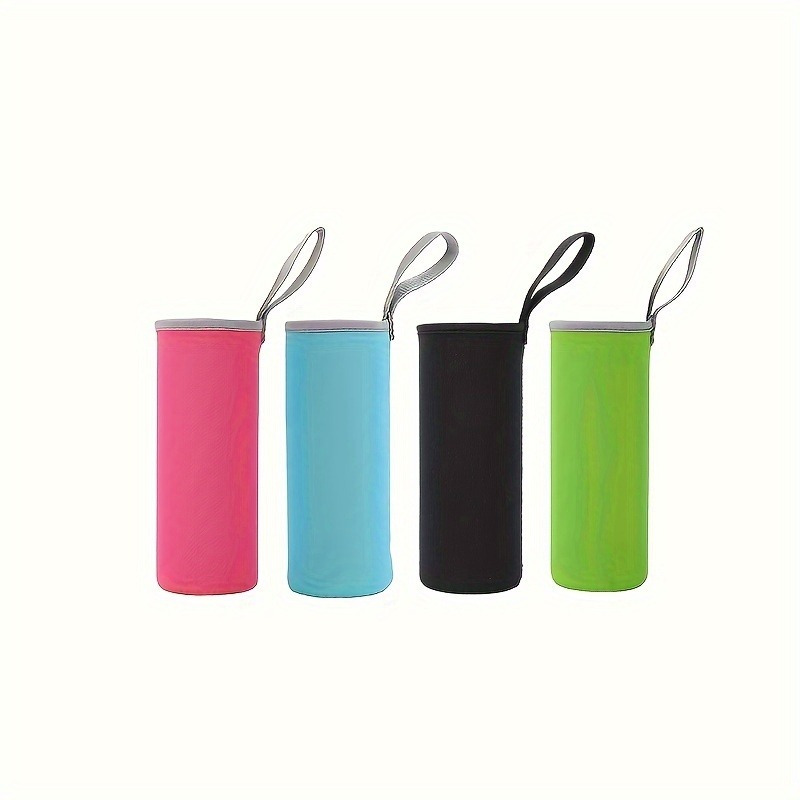 TEMU 4-pack Neoprene Bottle Sleeves, Insulated Collapsible Drink Bottle Covers Carrier, , Durable & Portable