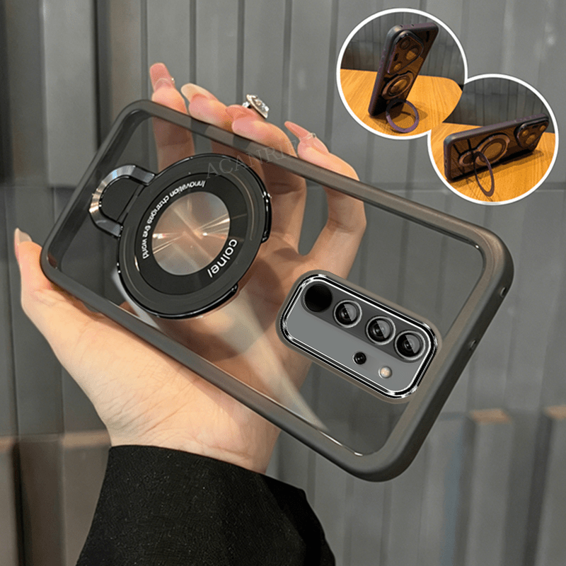 TEMU Funda para Teléfono - Funda ACANRIES para Xiaomi Redmi 9/ Note 8 Pro con Soporte Magnético Plegable, Lujo, Niña, Hombre, Cubierta Trasera Suave