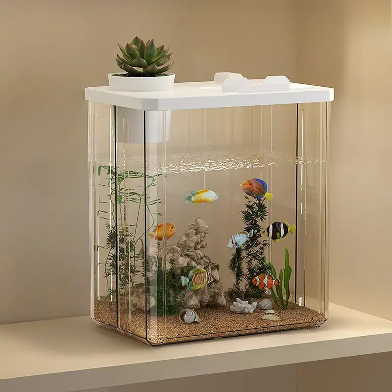Stackable Fish Tank Betta Fish Tank Mini Acrylic Fish Tank - Stackable Small Aquarium For ...