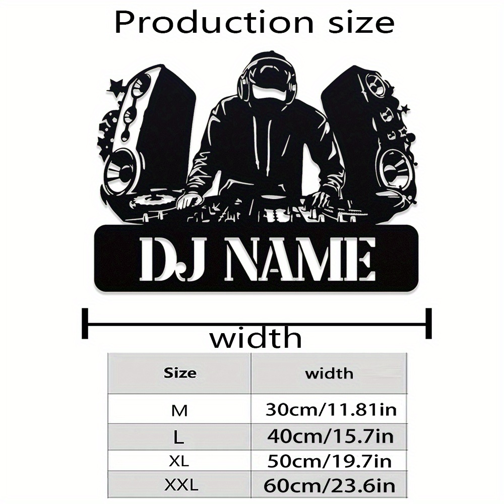 TEMU 2d Flat, 1pc Customizable Personalized Metal Sign, Party Scene Hanging Ornament, Door Decoration, Wrought Iron Wall Hanging Pendant, Silhouette