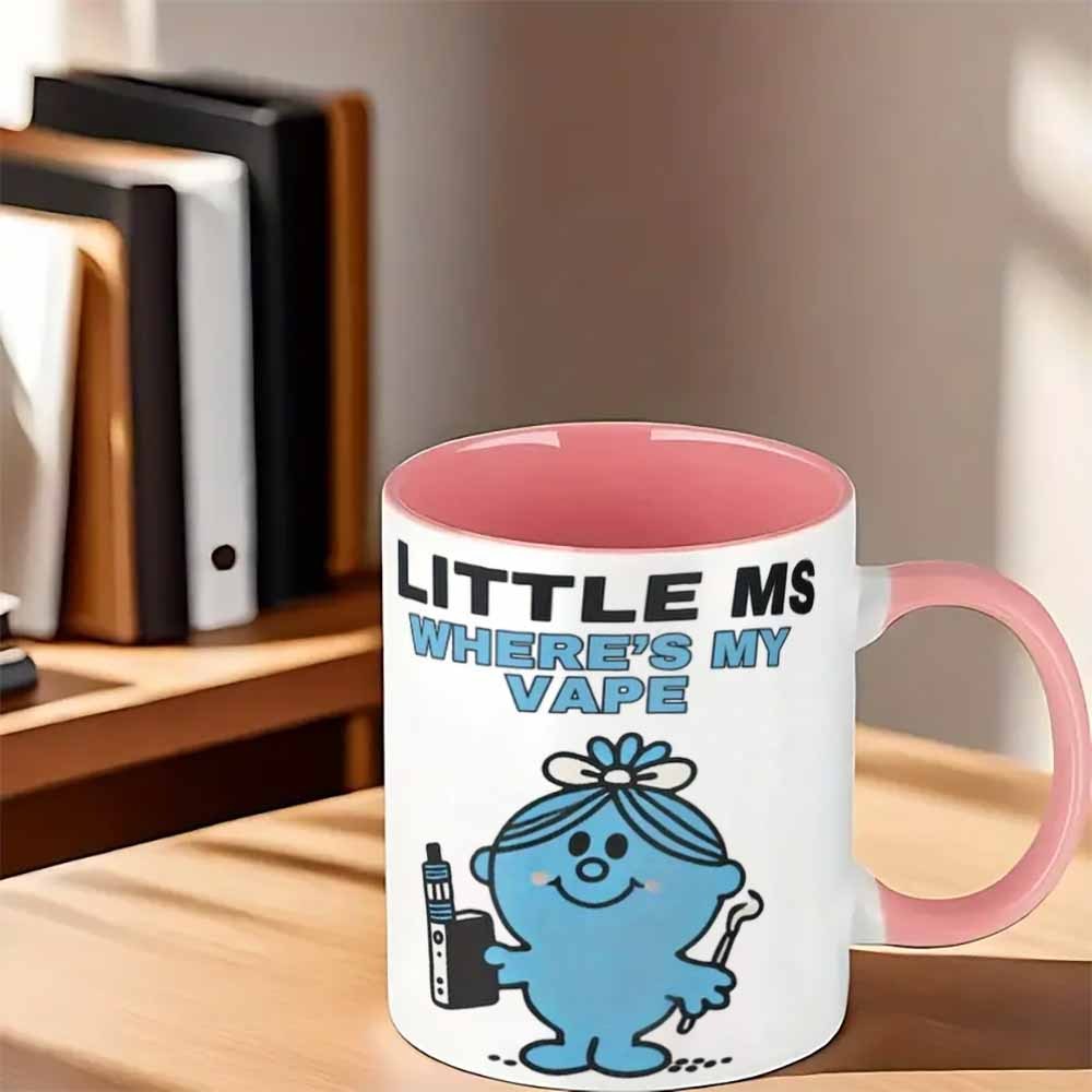 elfbar elfa kaufen Nevolis Little Miss Where's My Vape Mok - Grappig cadeau voor vapers -  330ml main image 0