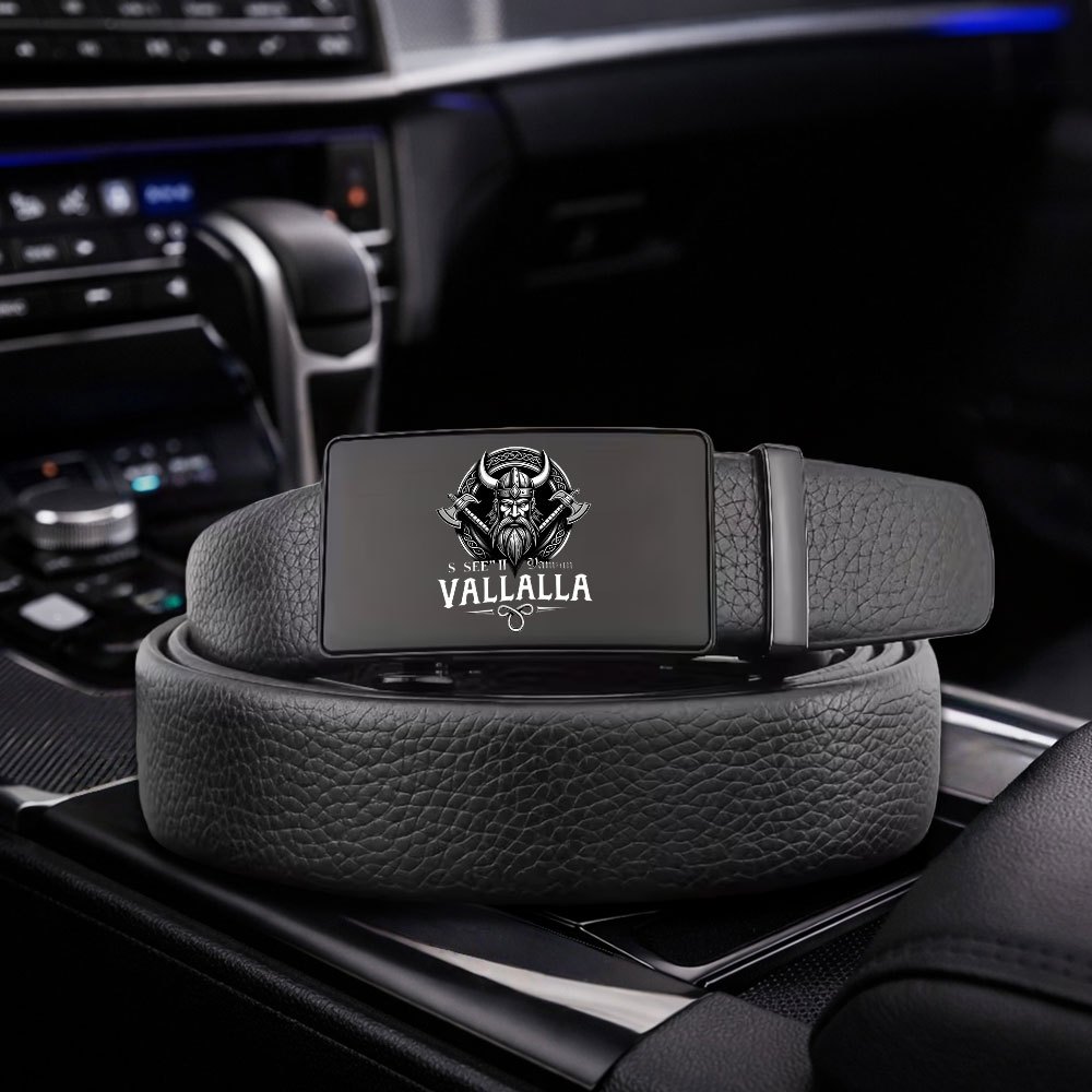 TEMU 1pc Vallalla Men's Casual Automatic Belt - Daily Shopping, Workplace , Casual Gatherings, Golf Activities, Etc. - Enhances Quality And Unique