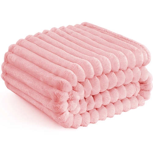 luxury plush imitation rabbit fur blanket ultra soft safety kids blanket multi for bedcouch travel camping room best gifts for easter sunday and mothers day