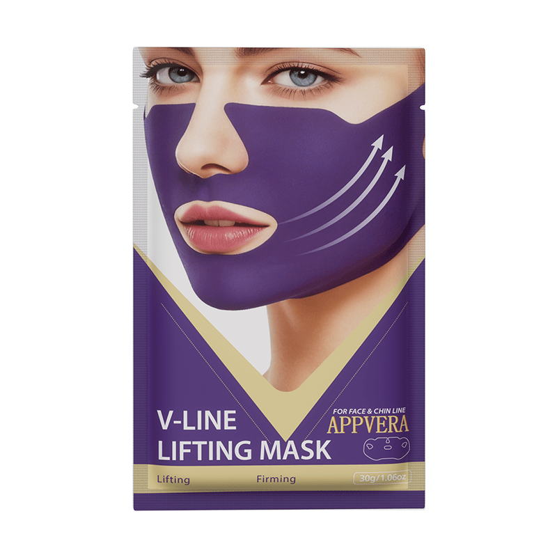 TEMU Masque lifting visage en V APPTI, Patchs -rides pour visage et cou, Masque pour le cou, Raffermissement instantané, Minimise les rides/ridules,
