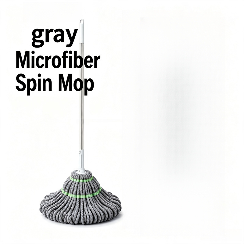 TEMU Spin Mop Set With Rotation System, Fiber Floor Cleaning Mop, 360-degree Rotatable Long Handle Mop, Suitable For Living Room, Kitchen, Bathroom,