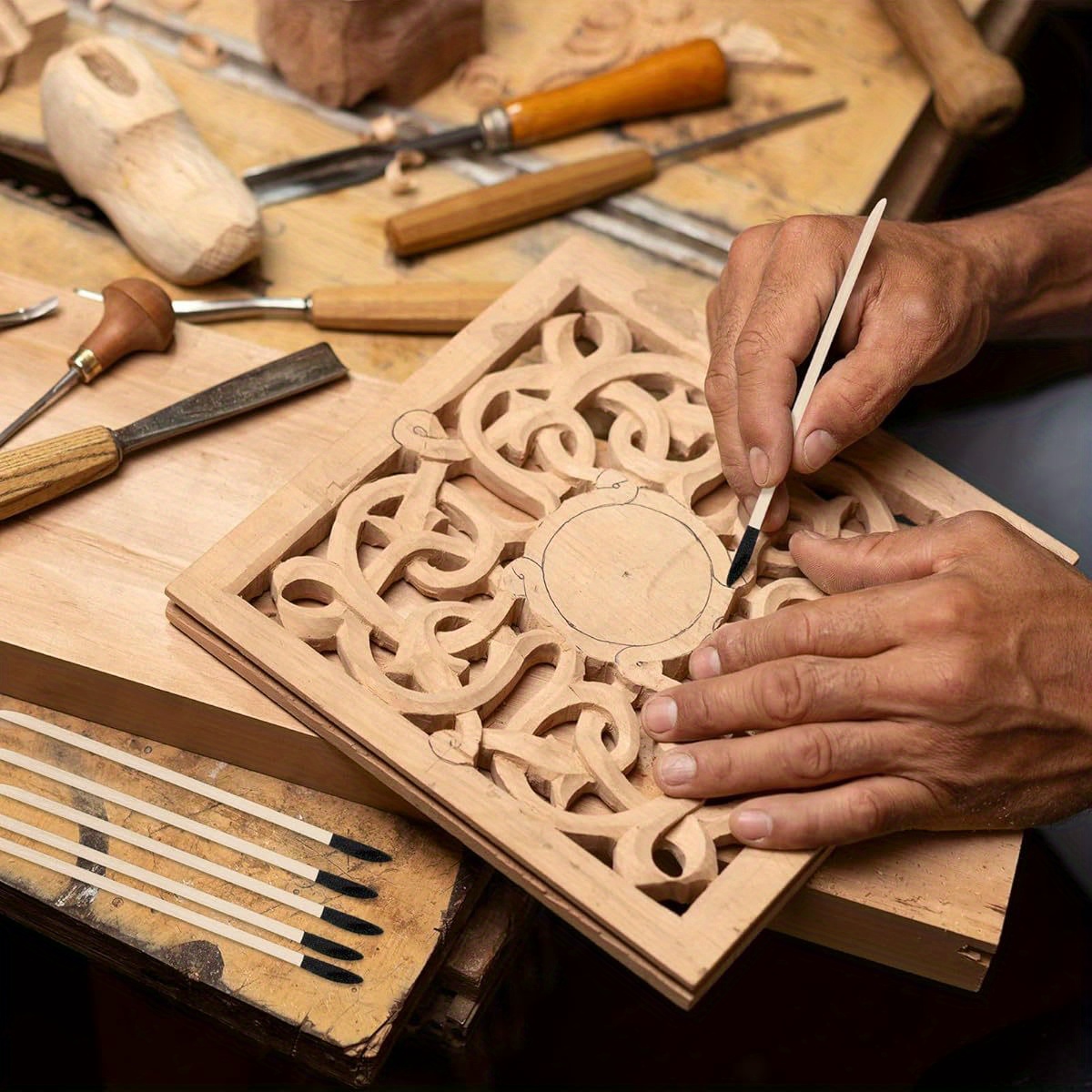 Sanding Sticks For Plastic Models Leriton 60 Pcs Sanding Sticks Double End Matchsticks Fine Detailing Polishing Sticks For Plastic Models Wood Hobby, 120/280 Grit, 5.4 X 0.3 Inch Sanding Twigs