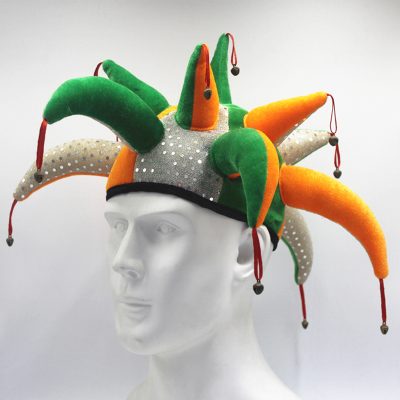 clown headwear hat tentacle shaped bells Temu