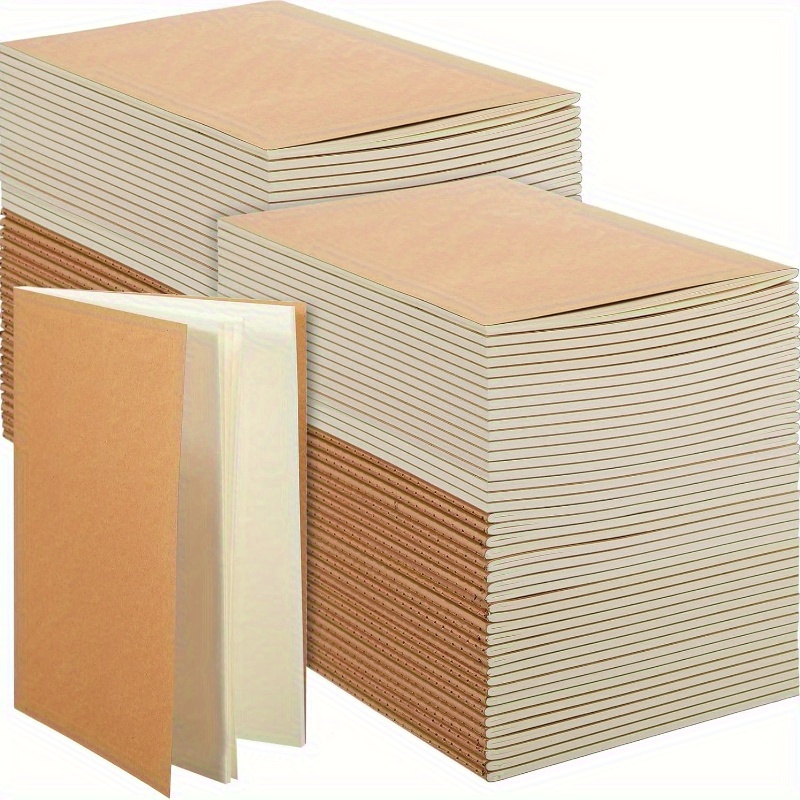10 pack a5   paper notebooks soft cover 72 pages 36 sheets lined blank pages for sketching journaling office use and writing   durable high quality 0