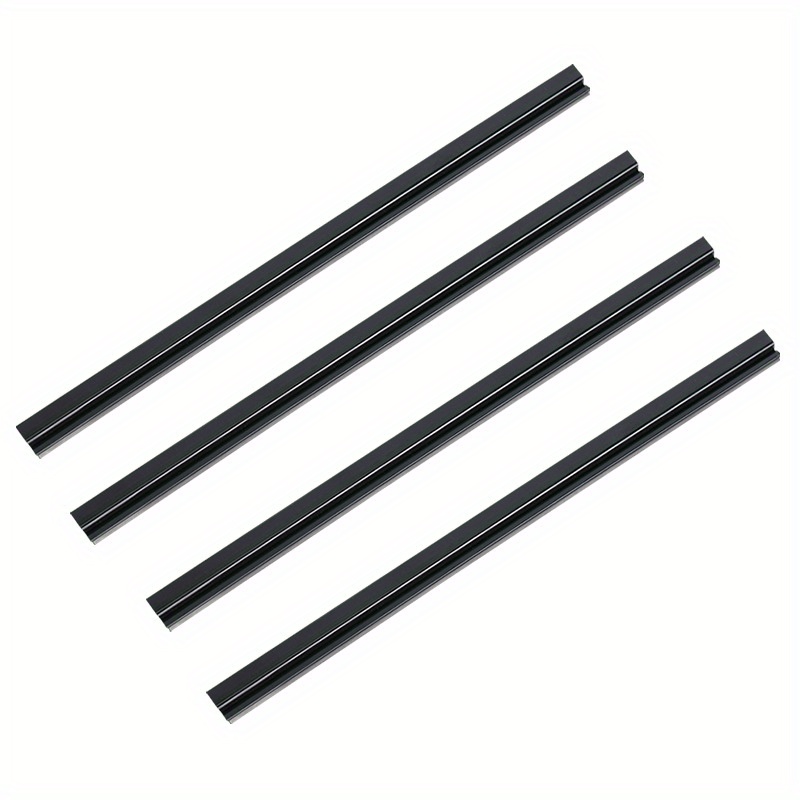 4pcs Car Side Window Wiper - Left Snow And Dirt Removal, Clear & Passenger Windows , Weather-resistant Rubber