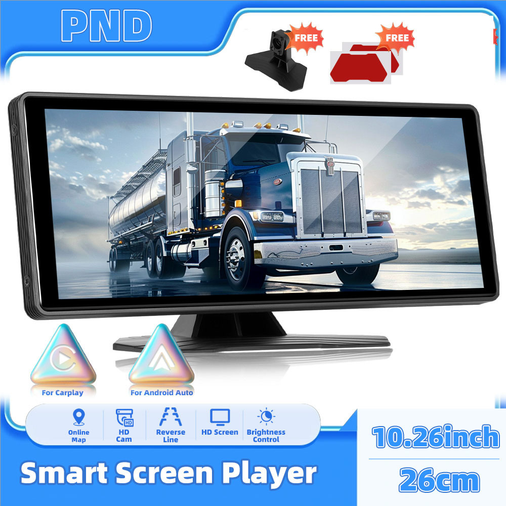 Portable Smart Player With .26-inch Display, Compatible With And Auto. It Supports , Cast, And Wireless Smartphone Screen Mirroring. Additionally, It Accommodates Cameras, Wireless Music
