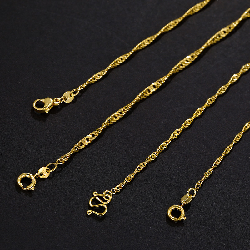 Women's Box Sticker Necklace, Light Luxury O-Type Chain