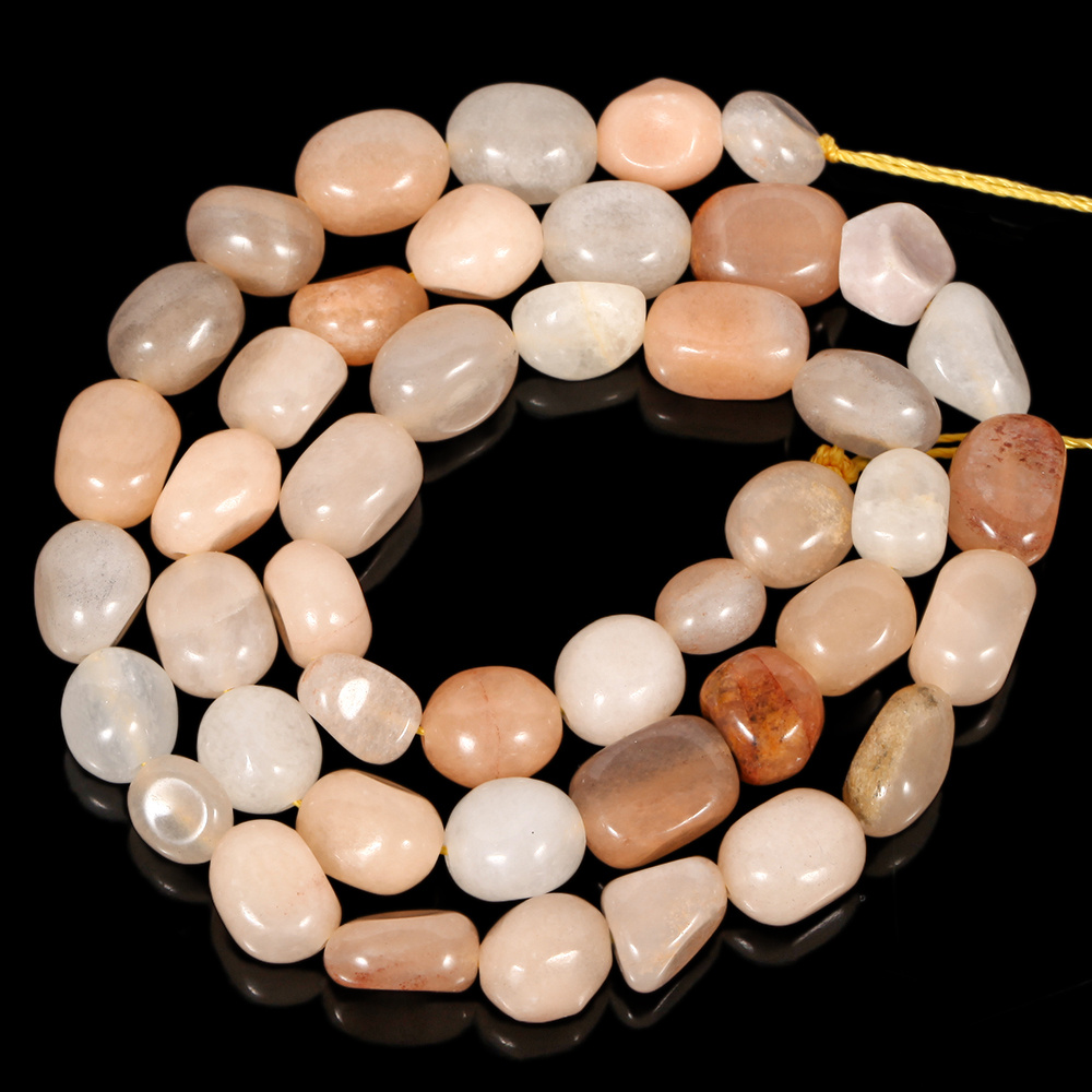 TEMU 8x10mm Length 38cm Natrual Stone Beads Irregular Shaped Pink Aventurine Beads For Jewelry Making Asscessories