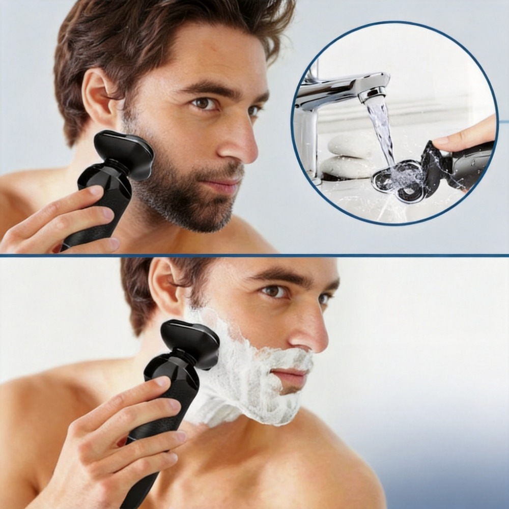 Image of Manual Shaving Accessories For Men, Non-slip Handle, Precise And Safe Shaving, Close Shaving, Travel- With Storage Case, For Father's Day Gift And For Man's Birthday Present