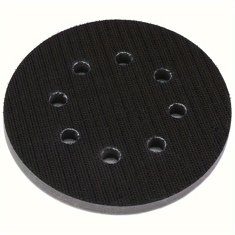 TEMU 1pc 5 Inch 8-hole Soft Sponge Interface Pad. Sanding For Random Orbital Sander, Shock Absorbing Cushion Pad. Foam Sanding Pads, Buffer Backing