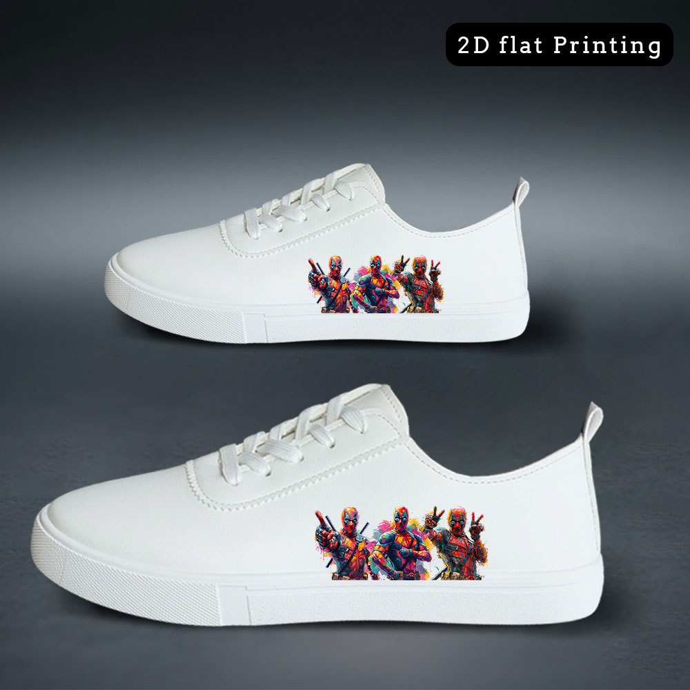 1 paar officieel gelicenseerde MARVEL Deadpool sneakers voor dames