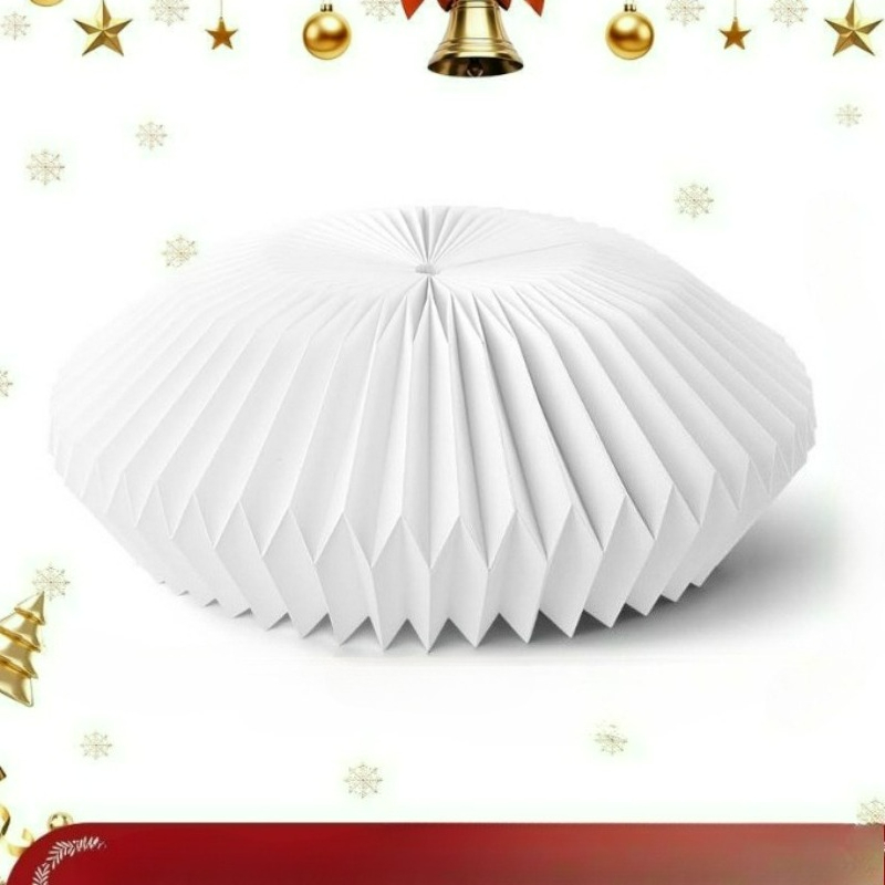 TEMU 1pc Origami Christmas Tree Skirt, Origami Collar For Christmas , Christmas Tree Apron Halloween