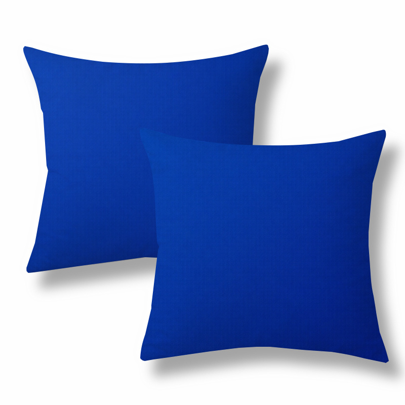 TEMU 2 housses de coussin , coussins décoratifs, design uni écriture, tonalité bleue. Housses de coussin polyvalentes pour canapé, fauteuil, lit de