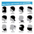 lines bandana neck cover with navy accents breathable stretchy balaclava scarf for motorcycle club hiking outdoor activities unisex adult fashion accessory bandana headband hiking gear versatile accessory casual wearers hiking accessory trendy headband headband accessory fashionconscious