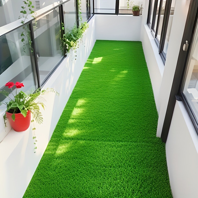 Césped Artificial, Césped Sintético Grande para Exteriores - Alfombra de Plástico Realista, Adecuado para Jardines y Patios Duraderos para Bodas y Parques Infantiles; Bajo Mantenimiento y Fácil de Instalar, Ideal para Áreas Pequeñas o Grandes