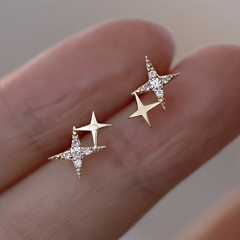 

Of Stylish Simple Micro- Sparkling Zirconia Earrings For Ladies Proposal Engagement Party Accessorizing High Quality Gifts