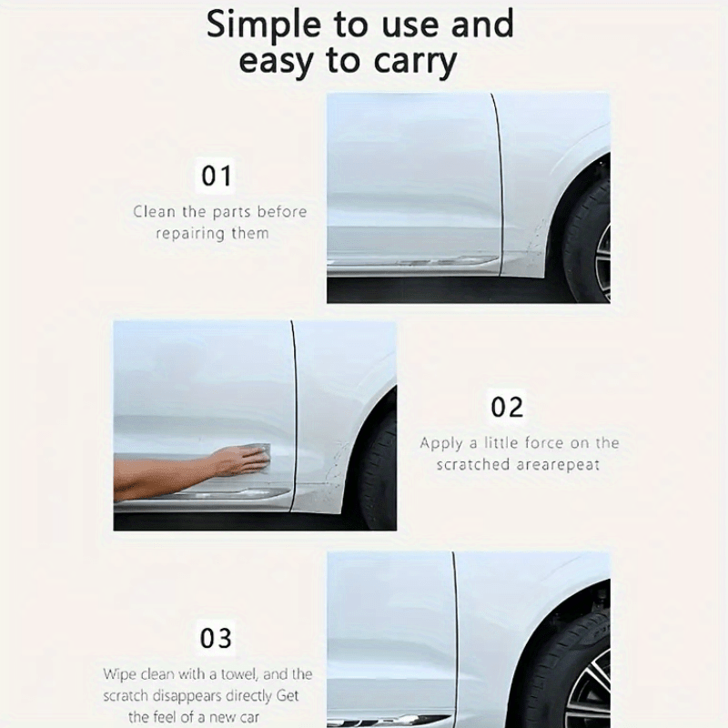 5pcs Scratch Removal Cloth - Quickly repair small scratches, safe car surface repair, polishing and cleaning car cloth, car care tools, efficient maintenance