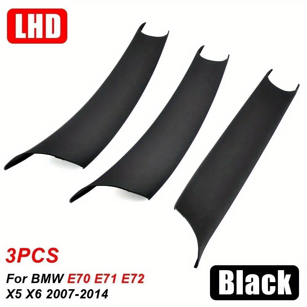 TEMU 3 pièces/Set Poignées de Porte Intérieures pour BMW X5 E70, X6 E71, E72 2007-2014 LHD/RHD - Style Fibre de /, Personnalisation Véhicule,