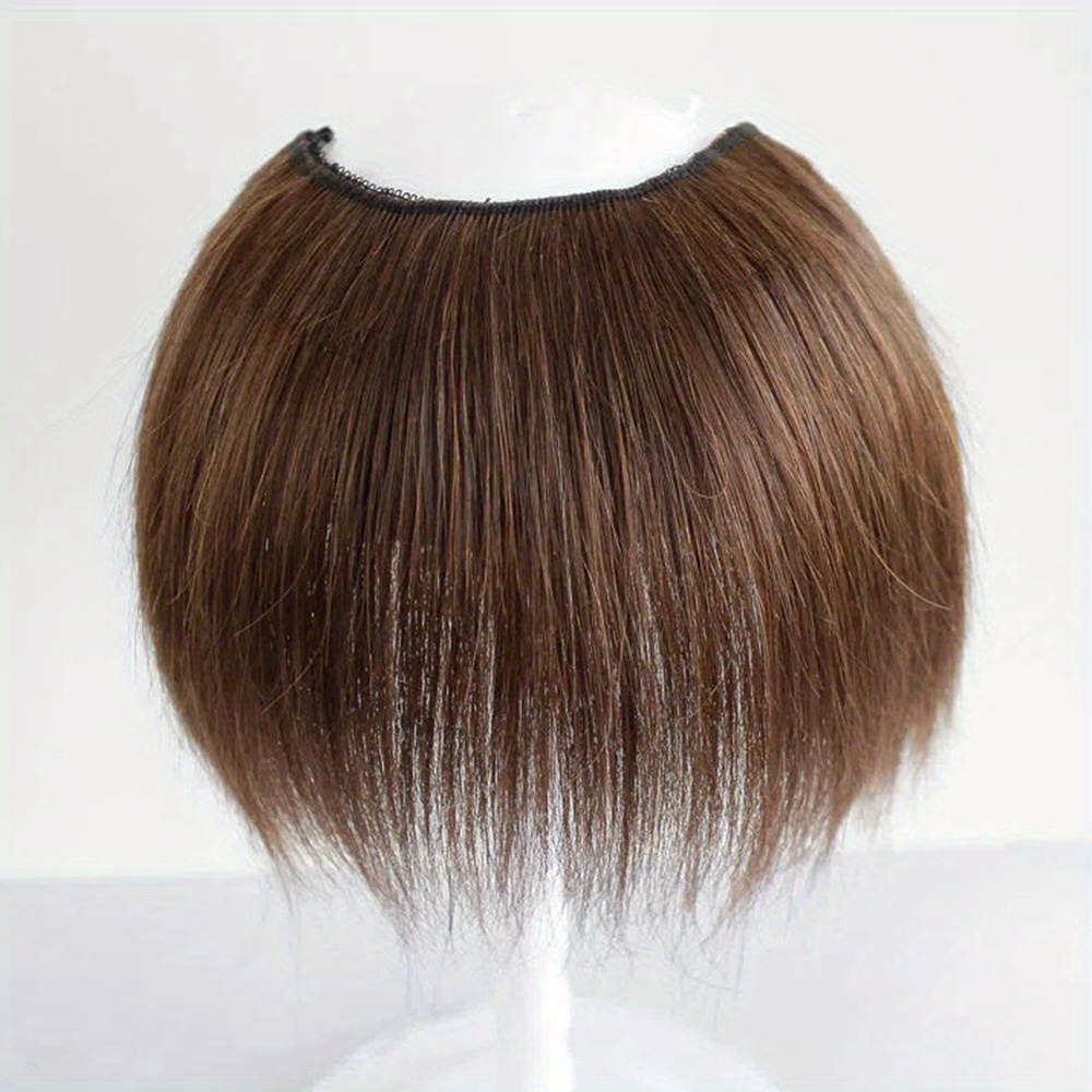 TEMU Fashionable Lady Invisible Hair Extension Clips- Clip-on Hair Extensions, Suitable For Parties, Banquets, Daily Casual Wear, Hair Extension