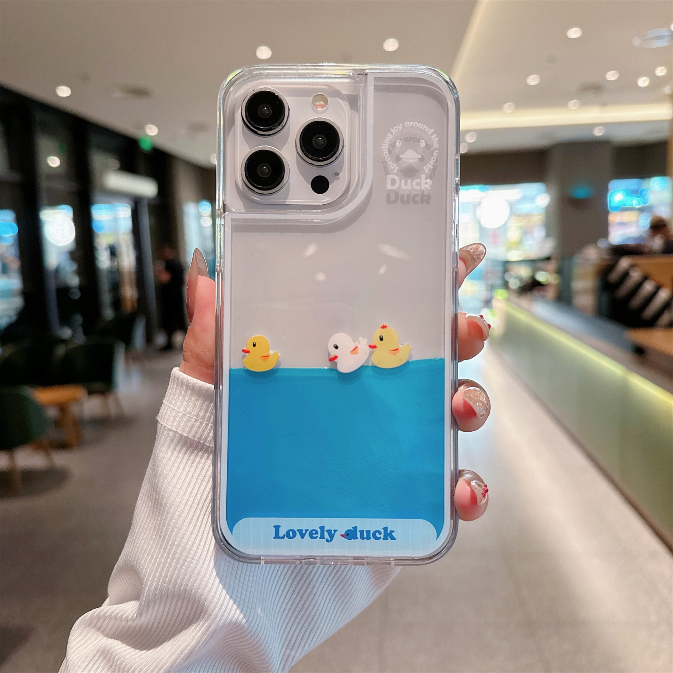 TEMU Phone Case: Cute Phone Case, Suitable For Iphone 16 Pro/17 Pro, Flowing , Quicksand Case For Iphone 15/14/13, Premium Couple's Protective Cover