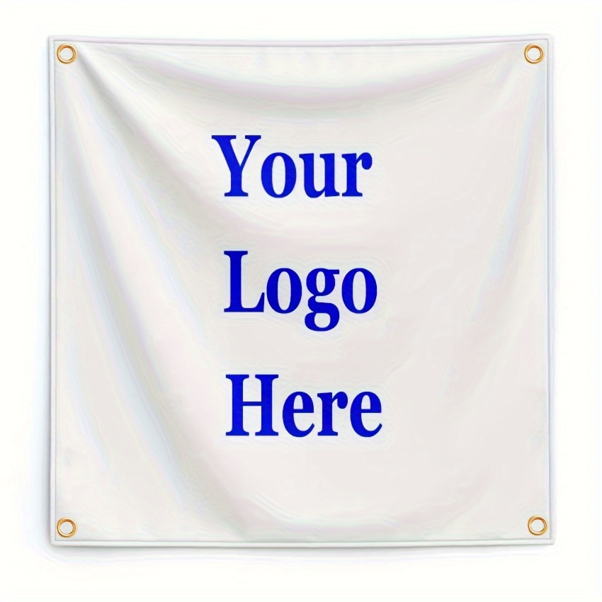 TEMU 1 unidade, Banners e Placas Personalizadas Banner Personalizado com Foto/Texto/Logo Banners Personalizados para Festas Negócios Aniversário