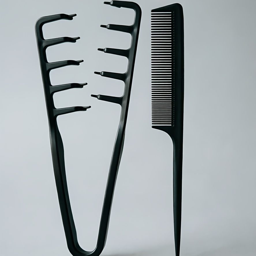 TEMU 2 Pettini da per Styling, Stile Facile e Pratico con Materiale Plastico, per Afferrare i Capelli, Voluminosi e , Aggiungendo Texture, Adatti per