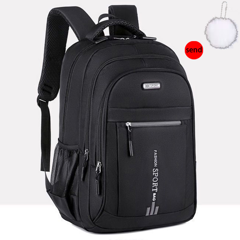TEMU Hiking Backpack - [1 Bag And 1 Pendant] Back-to- Backpack, Fashionable And Trendy Casual Travel Bag, Business Bag, Computer Backpack, Zipper For
