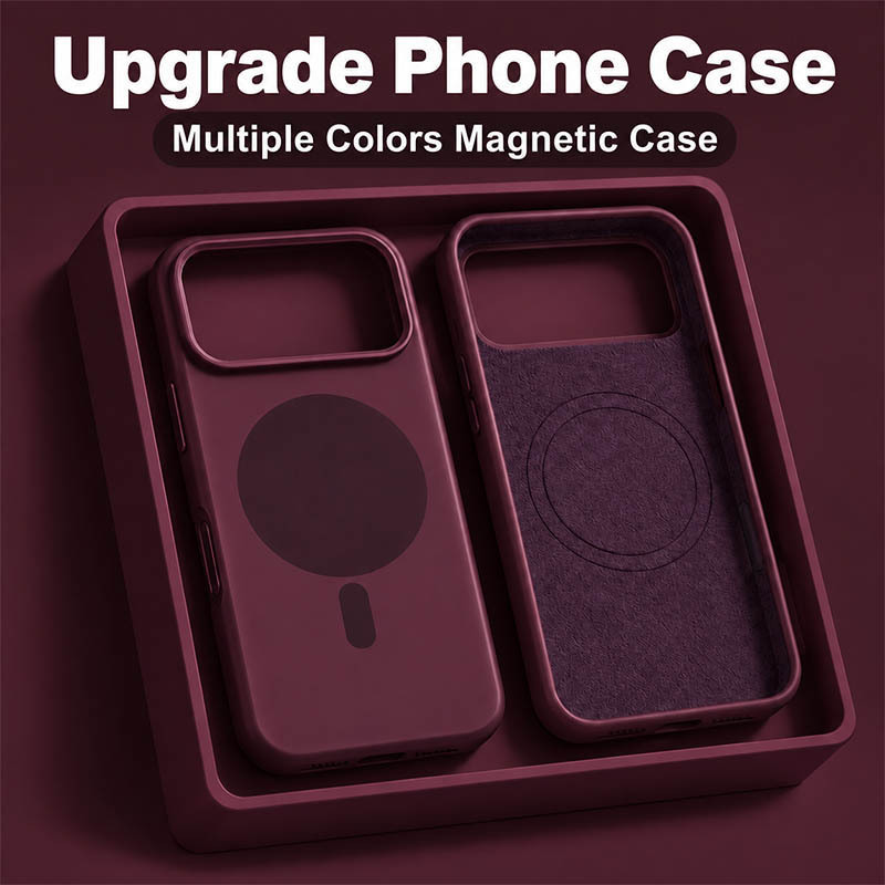 TEMU Phone Case: Upgraded Version Magnetic Phone Case For Iphone 18 Pro Max/18 Pro/17 Pro Max/17 18, Phone Case With Microfiber Lining, Shockproof