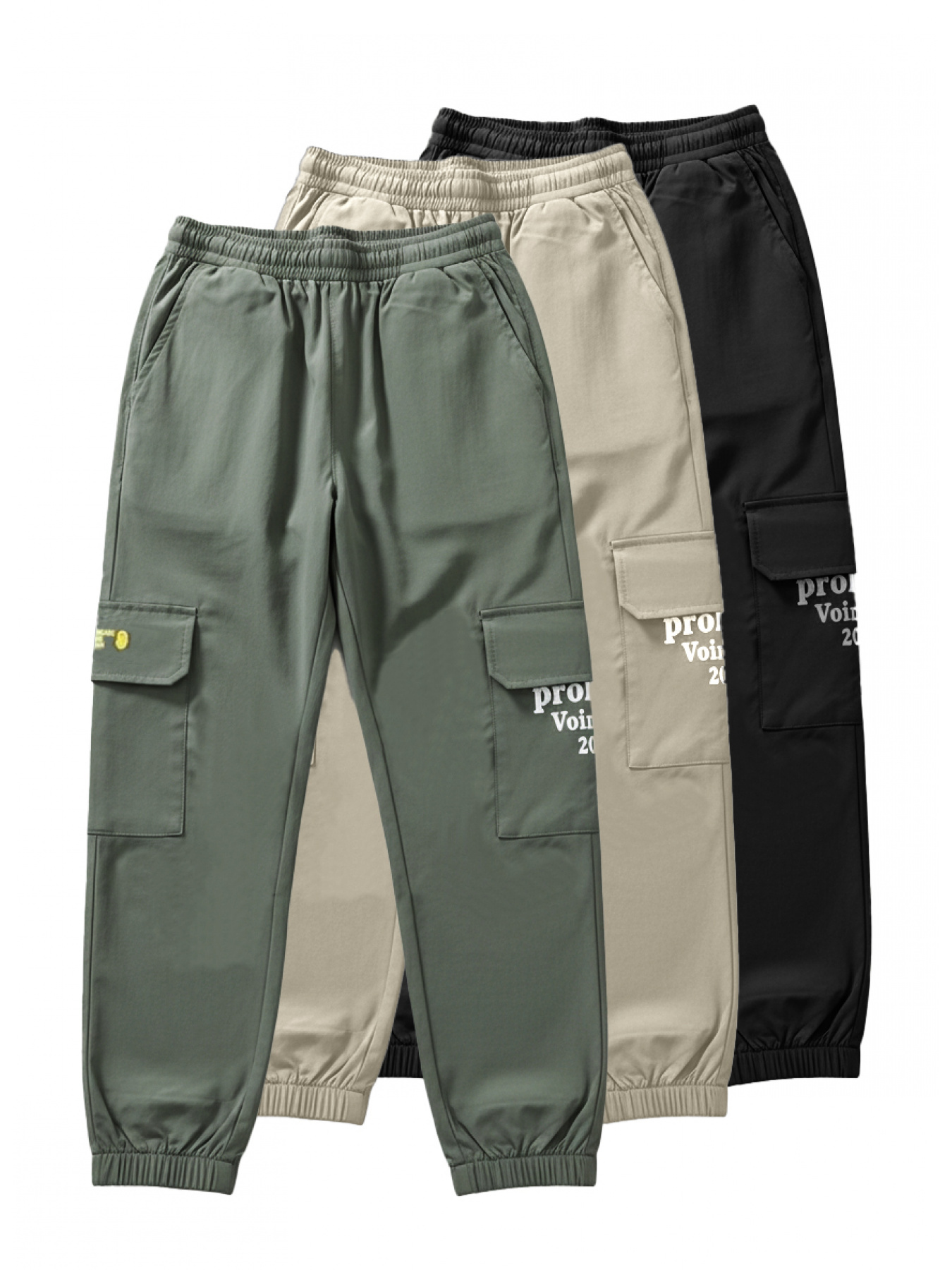 [Boys' Summer Pants] 3pcs Set Boys' Long Pants, Summer Lightweight, Mosquito-Proof, Loose Fit, Breathable, Quick-Drying, Cooling Design, with Letter Print, Stylish and Handsome, Casual and Versatile, Suitable for Boys Aged 3 and Above for Daily Casual Wear