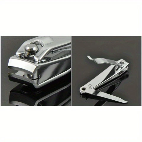 1pc simple carbon steel nail clippers 2025 model ingrown toenails and thick nails care without battery details 2