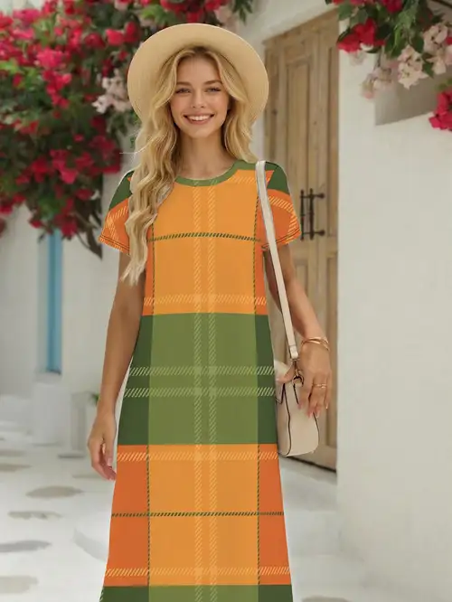 flannel dress sold on Temu United States flannel dress sold on Temu United States