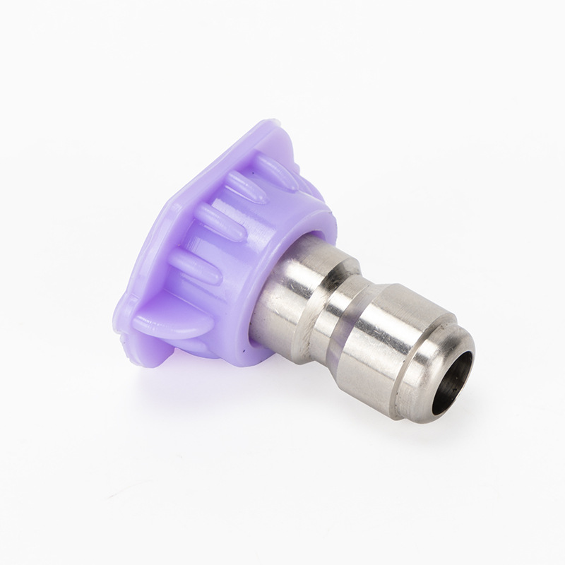 TEMU 1pc Plant 4-direction Water Nozzle With 1/4 Inch Quick Connector New Pressure Washer Mist Nozzle Tips