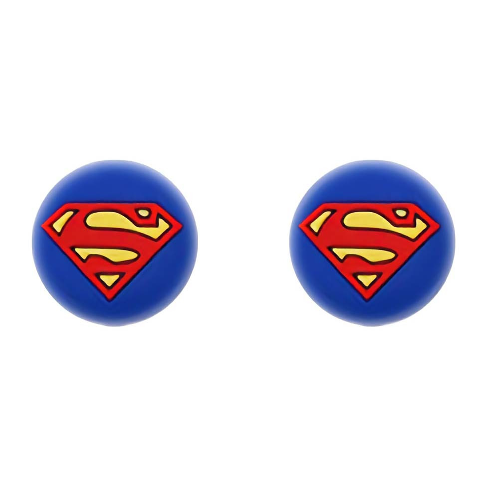 TEMU 2er-Set WB Warner Bros. Schutzhülle für PS4/PS5/-Controller, kompatibel mit PS4/PS5/, Hülle mit Superman-, - & -Logos, Knopfkappen &