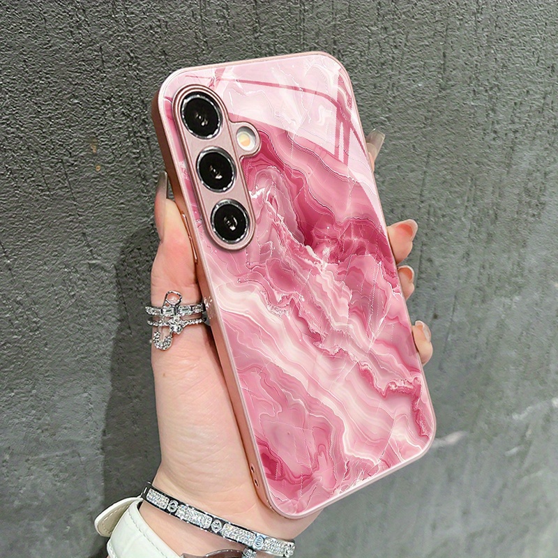 Etui za telefon - Personaliziran roza marmorni etui za telefon A53/A54/A55/A52/A35/A34/A33/A32/A25/A24/A23/A15A/14/A13/A05S/S20/S21 FE/S22