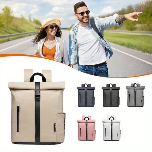 20-25l leichter diebstahlschutz-reiserucksack für männer & frauen - mehrere fächer, verstellbare schultergurte, langlebiges softshell-design in 6 farben ( , grau, beige, marineblau, rosa) - tagesrucksack für schule, arbeit, outdoorsportarten, reise-rucksack