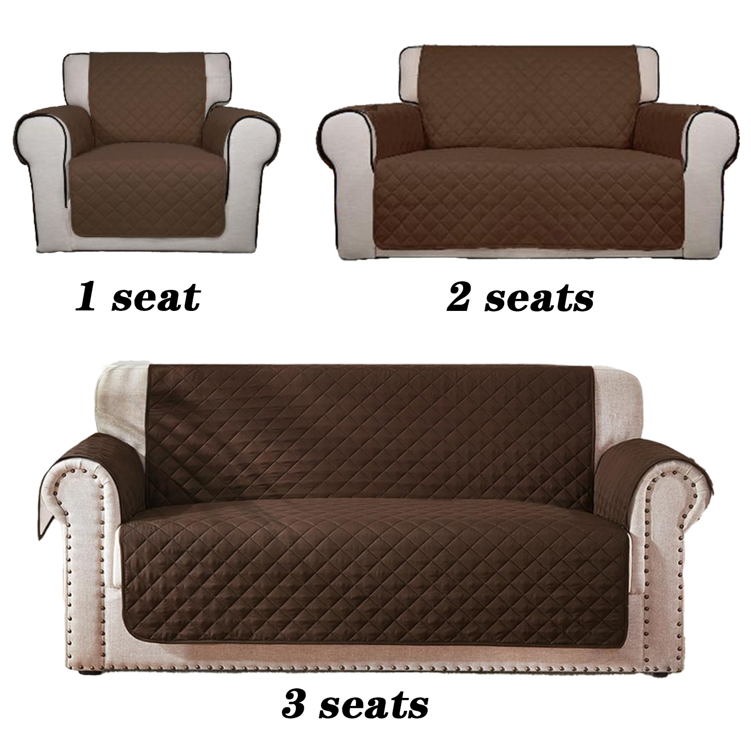 imagen del artículo   de sofá reversible para perros y gatos de 1/2/3 plazas,   para muebles de mascotas, protector de sofá, lavable, lavable a máquina, tela cómoda ( ), adecuada para 27  