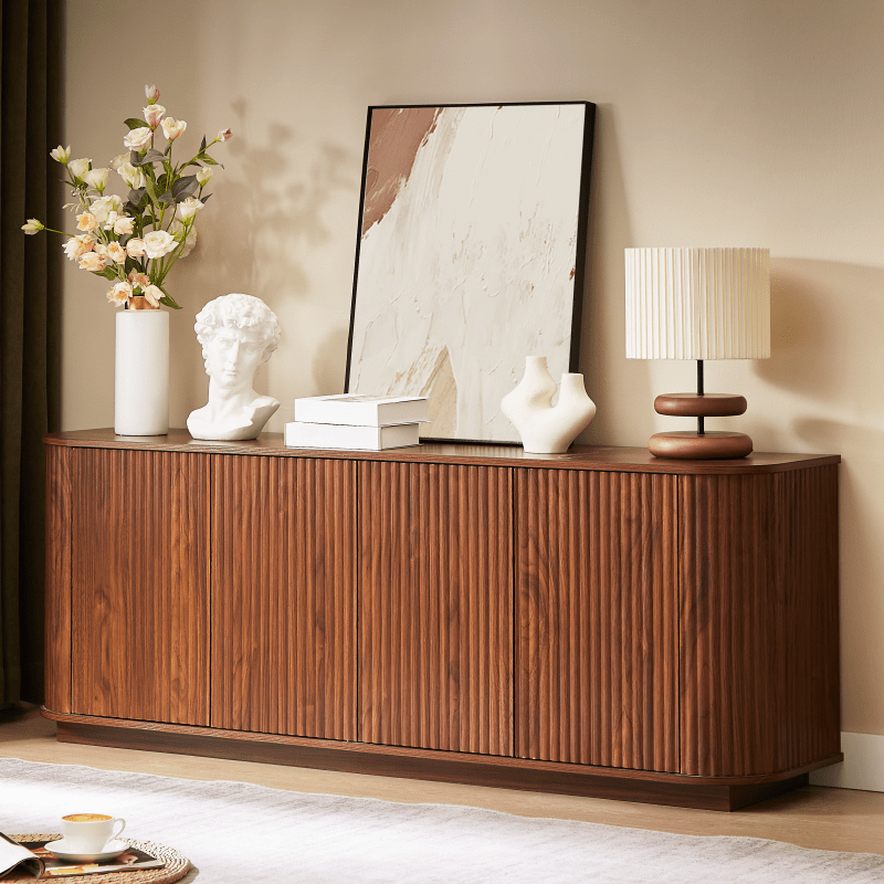 Wave Pattern Buffet Sideboard