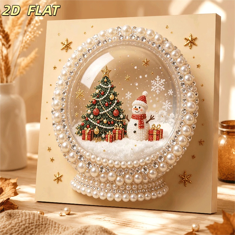TEMU 2dflat Pearl Painting Set Features A 20x20 Cm Unframed Handcrafted Pearl Mosaic Artwork Perfect For Decorating Bedrooms Art To Living Room Walls