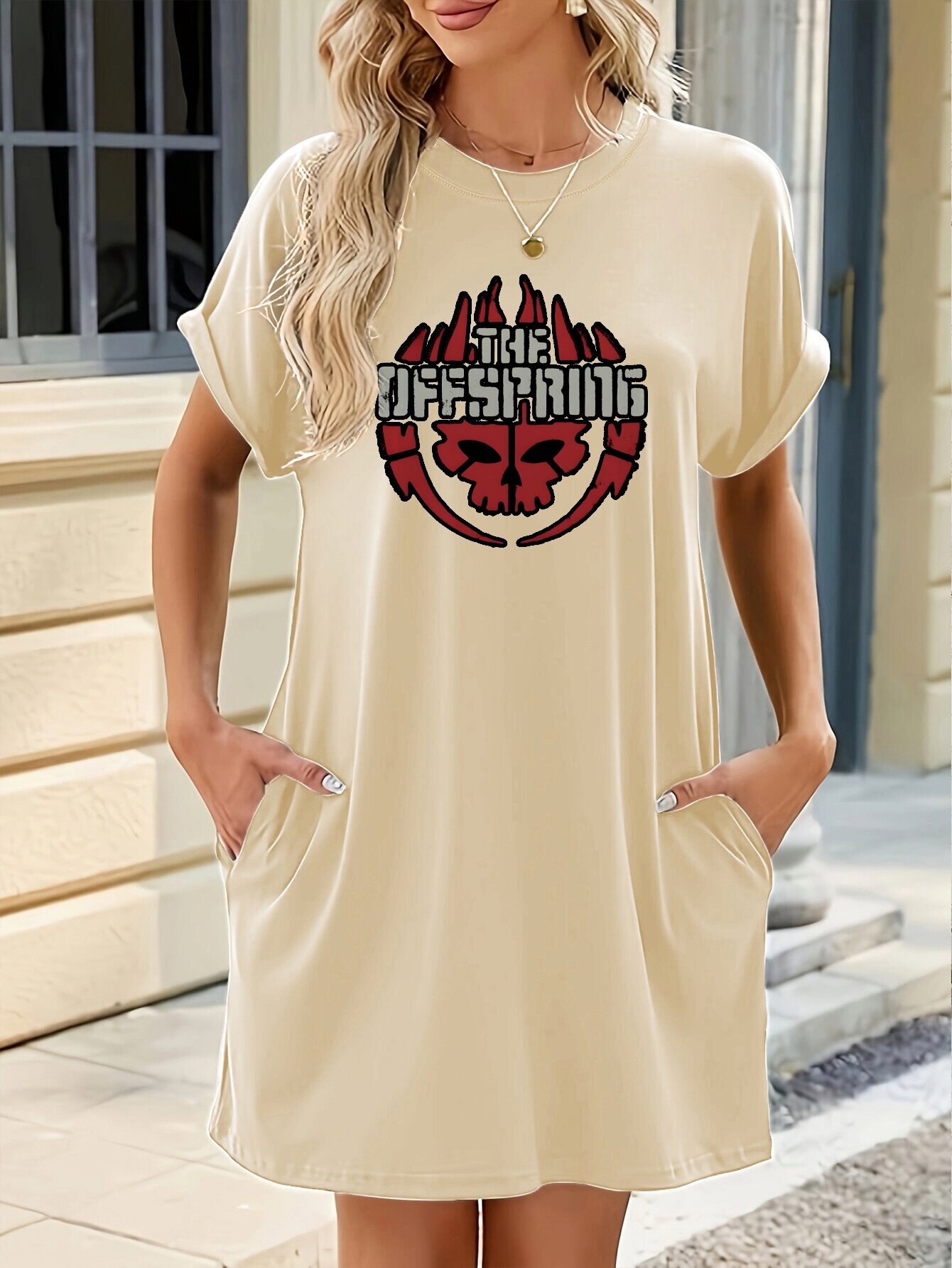 Oversized T Womens Dresses Funky T Shirt Dress Women's Casual