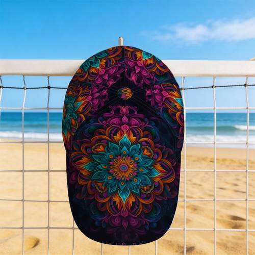 1pc featuring a colorful floral this classic baseball cap is a sporty accessory made from lightweight polyester ideal for outdoor activities with for family and