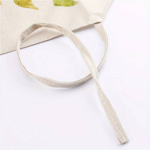 1pc of linen sleeveless apron featuring a gray leopard print background suitable for home cooks baking cooking and use in kitchens and dining areas