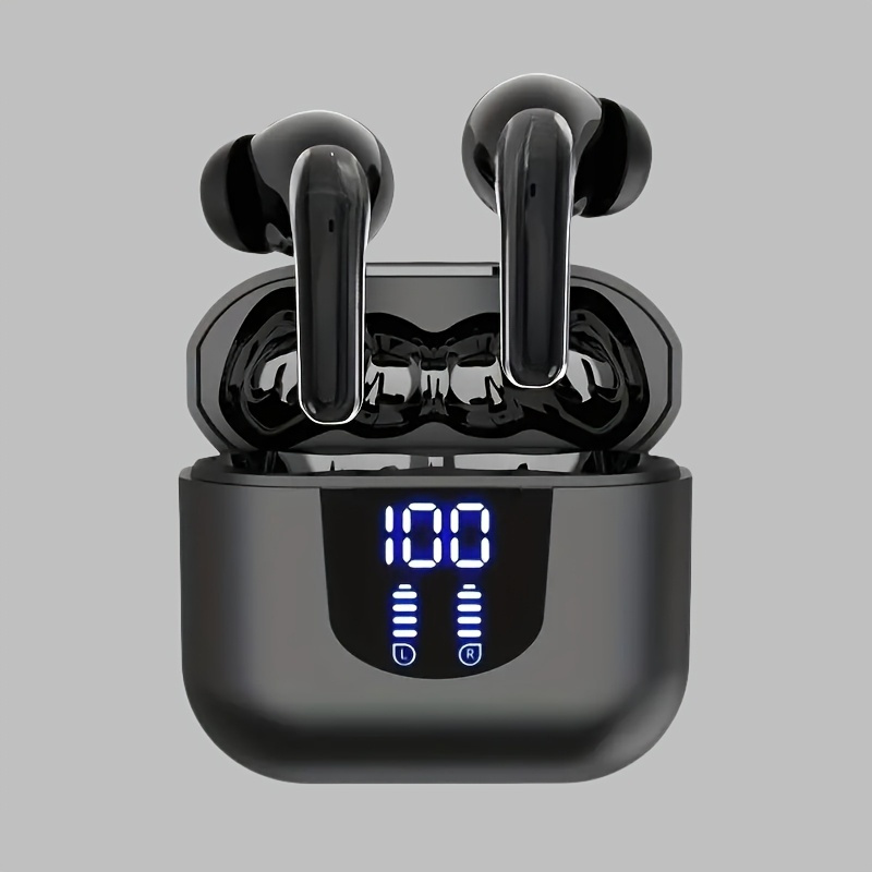 TEMU New Tws True Wireless -ear Sports Bluetooth Headphones With 9d | Hd Calling | Audio | Compatible With And Smartphones