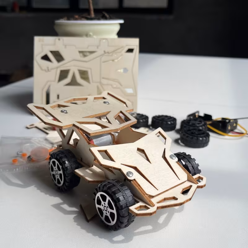 ערכות בנייה stem, רכבים חשמליים 4wd לעשה זאת בעצמך, פרויקטים מדעיים לבנייה, פאזלים עץ תלת-ממדיים, מתנות יום הולדת, מתנות חג המולד, ציוד ניסויים לחינוך מדעי, לגילאי 14 ומעלה פרטי מוצר 3