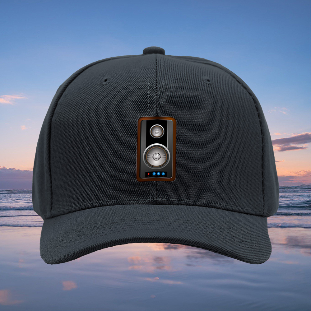 TEMU Retro Speaker Design Baseball Cap For Music Fans Casual Attire For Genders Trendy Item Perfect For Birthday And Christmas Presents For Audio